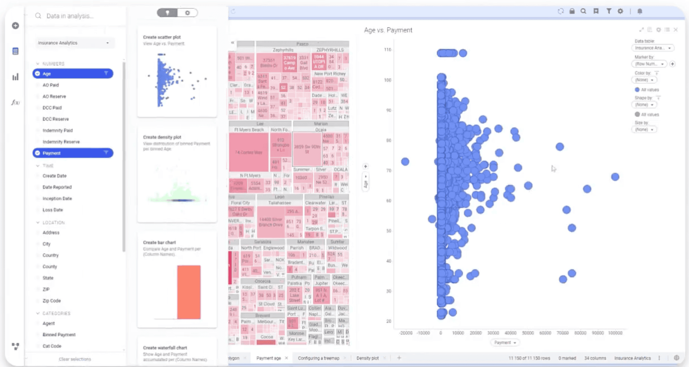Interactive SEO analytics dashboard showcasing data visualization and analysis tools.