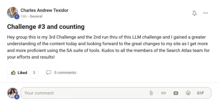 Charles Andrew Texidor Testimonial