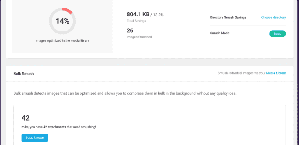 via WPMU Smush bulk image optimization