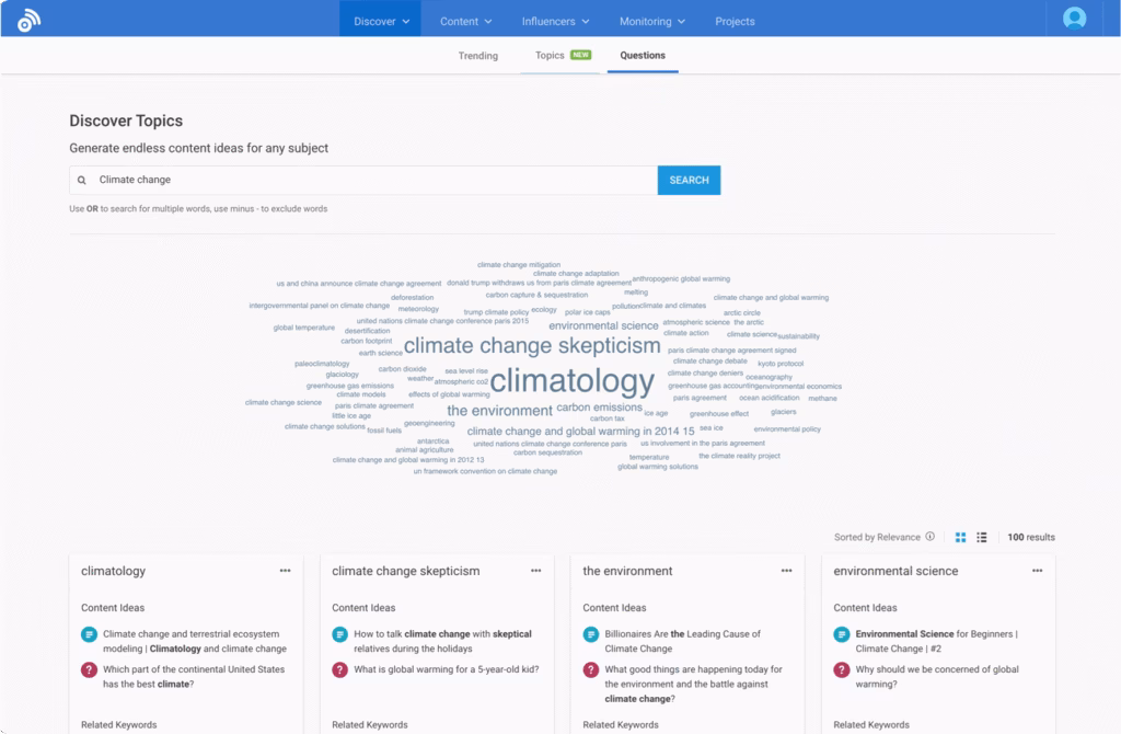 Via BuzzSumo BuzzSumo