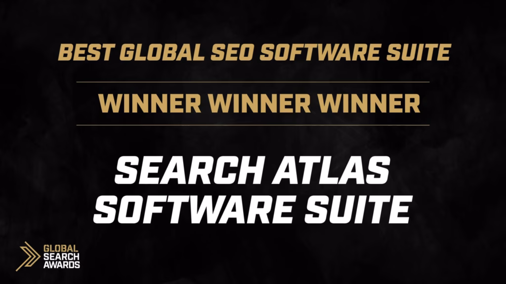 The judges were particularly impressed by Search Atlas’ depth and capabilities for a comprehensive approach to SEO Search Atlas Earns Prestigious Best SEO Global Software Suite at Global Search Awards 2024