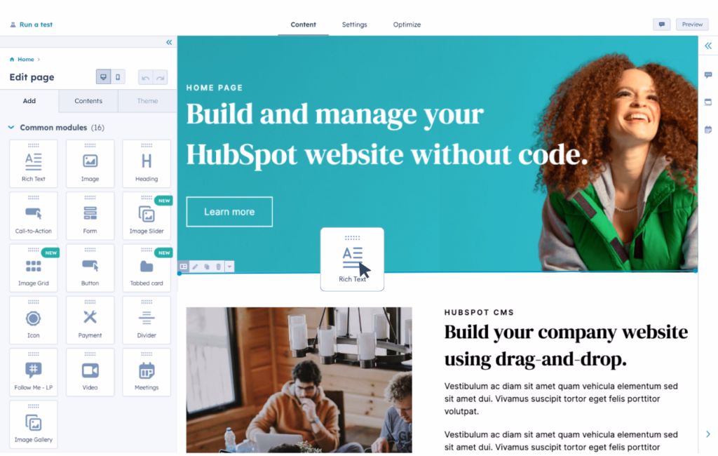 Via HubSpot HubSpot Content Hub