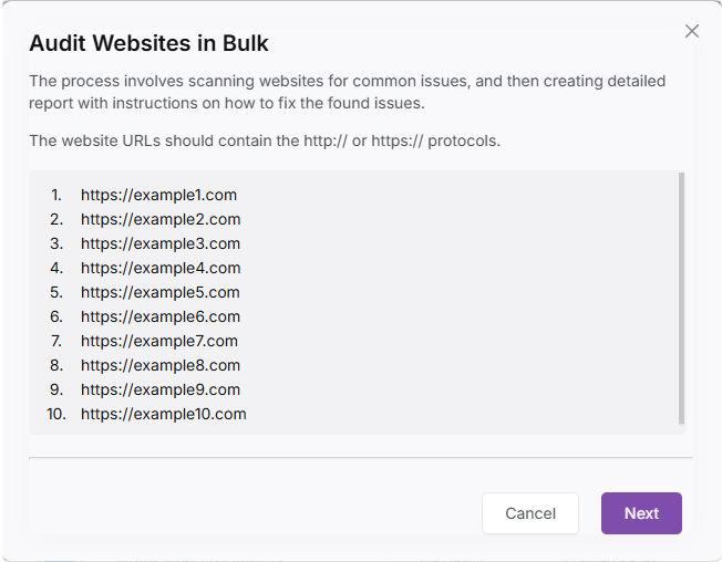 search atlas Update Sites in Bulk