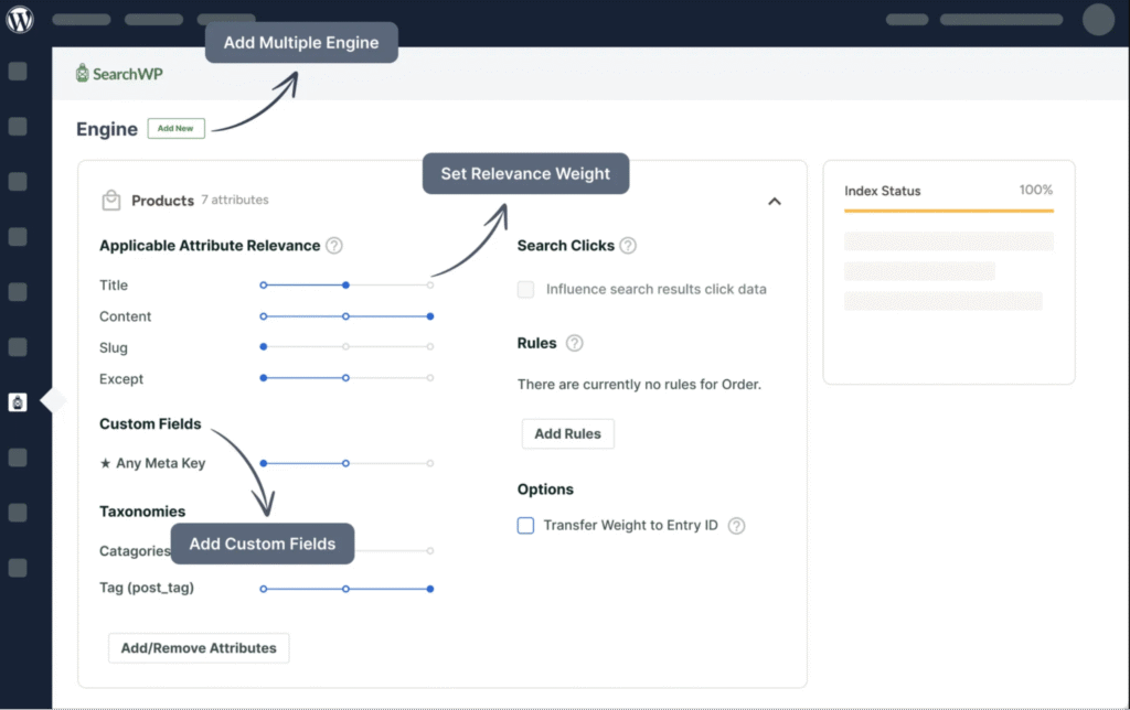 Via SearchWP SearchWP dashboard