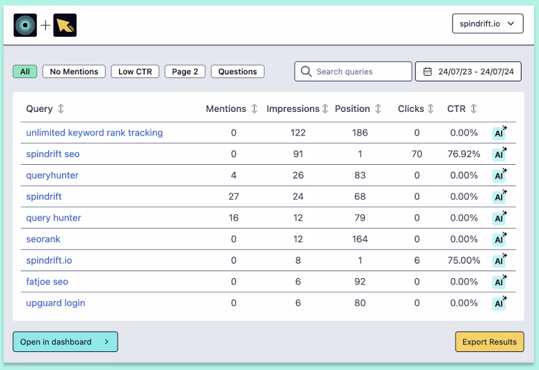 Via Query Hunter Query Hunter extension