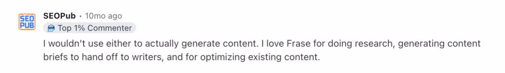 via Reddit frase io reddit comment
