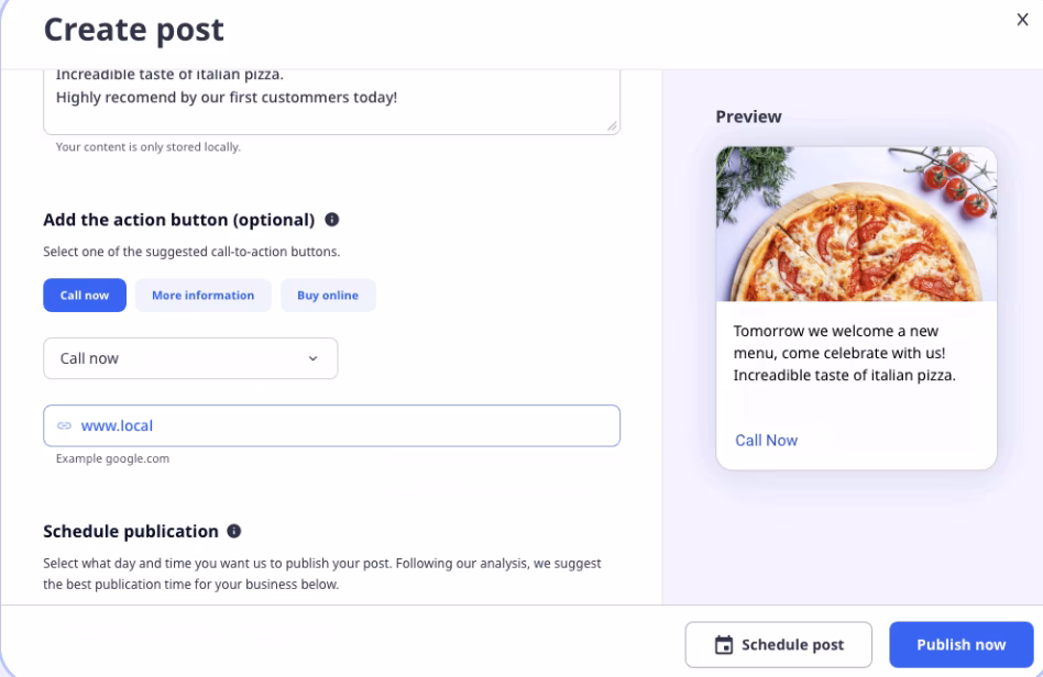 Via Localo Localo Content Publisher tool