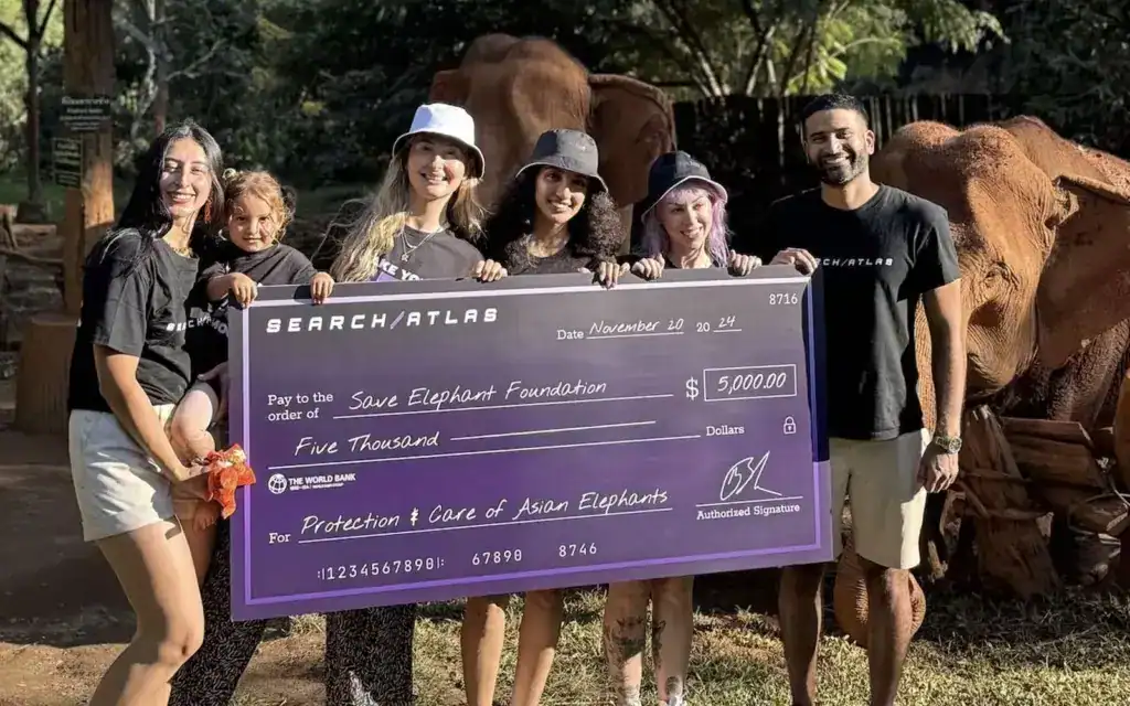 Search Atlas donates to hundreds of charities around the world every year.