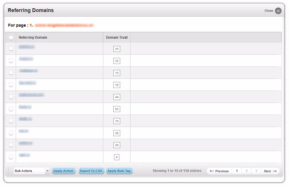 via CognitiveSEO cognitiveseo top linked referring domains export