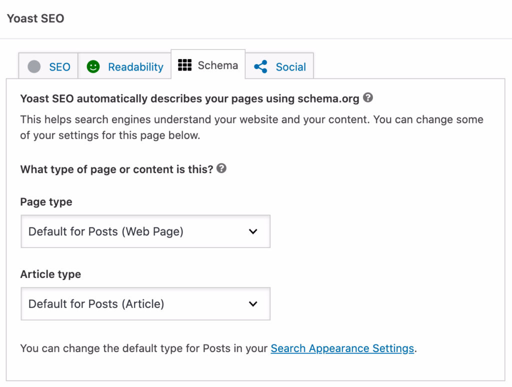 Via Yoast Yoast SEO Schema Markup