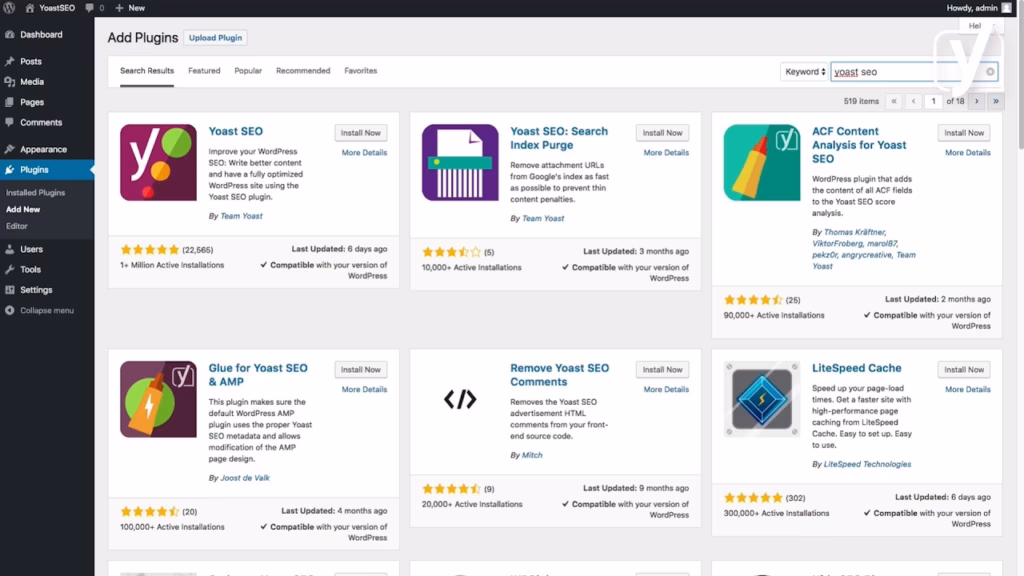 Yoast SEO WP plugin Yoast SEO WP plugin